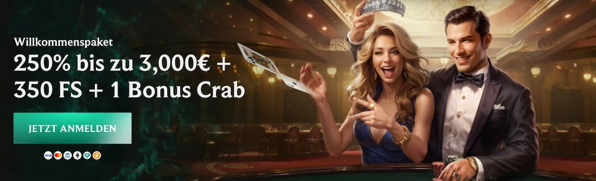 crown play österreich willkommenbonus bonus crab