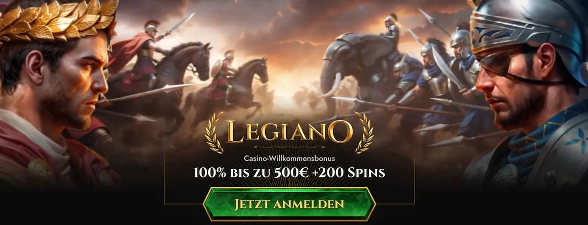 Legiano Casino Österreich Willkommensbonus und Freispiele