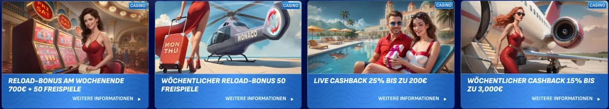 Wonaco casino bestandskundenbonus