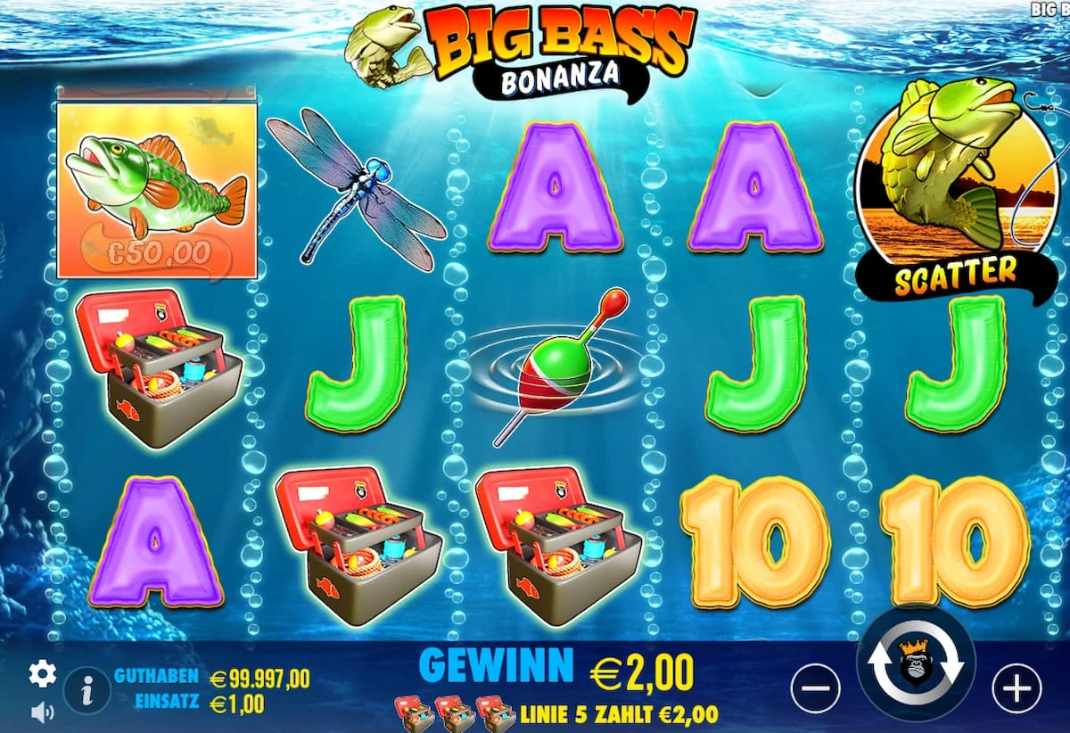 Big bass bonanza slot österreich