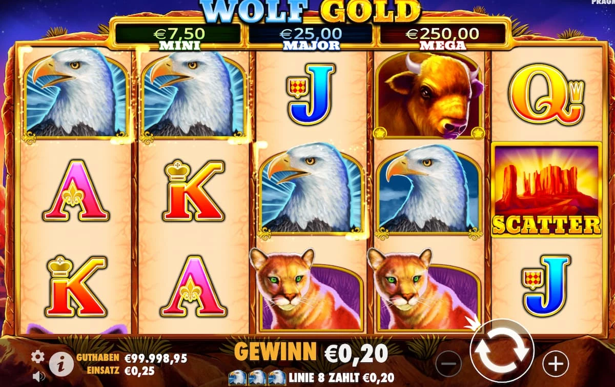 wolf gold slot österreich