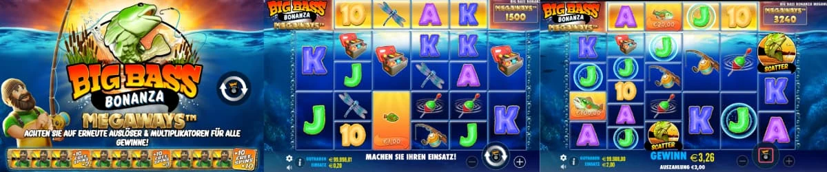 Big Bass Bonanza Megaways in österreichischen casinos - banner